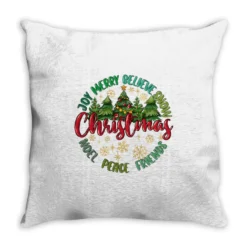 Christmas Vibes Throw Pillow