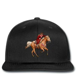 Western Christmas Cowgirl On The Horse Printed Hat