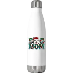 Christmas Dog Mom Husky Stainless Steel Water Bottle