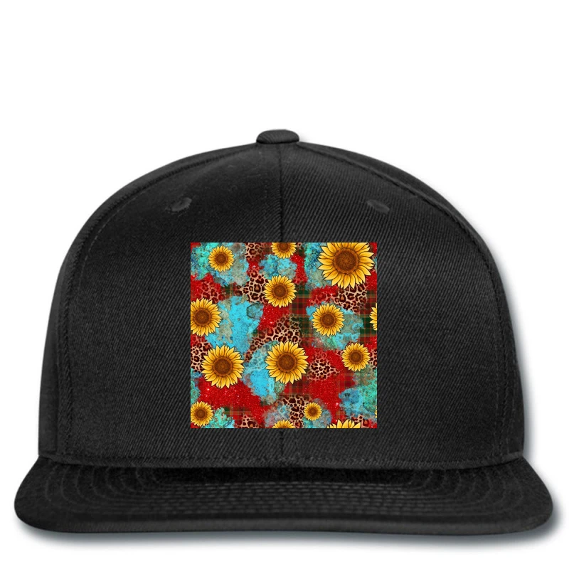 Christmas Sunflower Seamless Digital Paper Printed Hat 1 Christmas Sunflower Seamless Digital Paper Printed Hat