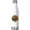 Christmas Farm Red Tractor Stainless Steel Water Bottle