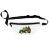 Green Christmas Tractor Fanny Pack