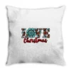 Western Gemstone Christmas Love Throw Pillow