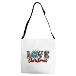 Western Gemstone Christmas Love Adjustable Strap Totes