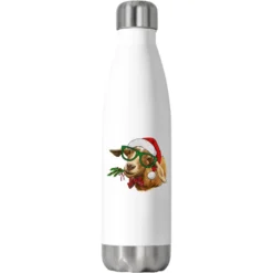 Christmas Glasses Goat Stainless Steel Water Bottle