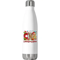 CNA Certified Nursing Assistant Christmas Stainless Steel Water Bottle
