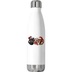 Christmas Cows Stainless Steel Water Bottle