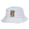 Gemstone And Reindeer Christmas Ho Ho Ho Bucket Hat