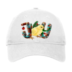 Christmas Joy With Chick Adjustable Cap