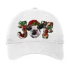 Christmas Joy Heifer Cow Adjustable Cap