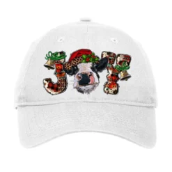 Christmas Joy Heifer Cow Adjustable Cap