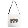 Christmas Joy Heifer Cow Adjustable Strap Totes