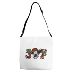 Christmas Joy Heifer Cow Adjustable Strap Totes