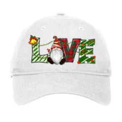 Christmas Love Gnome Adjustable Cap
