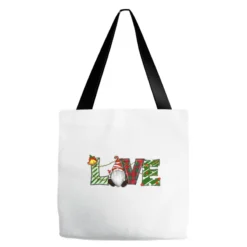Christmas Love Gnome Tote Bags