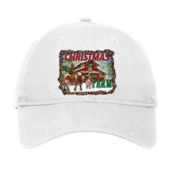 Christmas On The Farm Adjustable Cap