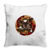 Christmas Baby Cow Throw Pillow
