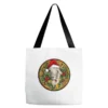 Christmas Goat Tote Bags