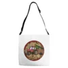 Christmas Tractor Adjustable Strap Totes