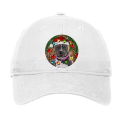 Christmas Pitbull Adjustable Cap