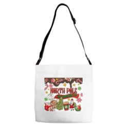 North Pole Hot Chocolate Christmas Adjustable Strap Totes