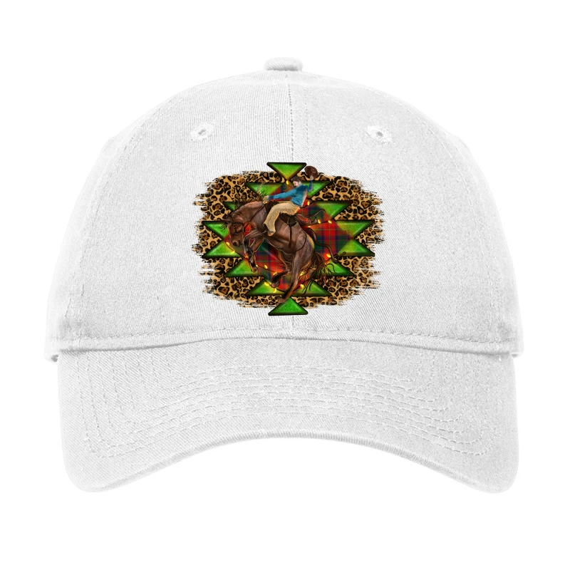 Western Christmas Rodeo Distressed Adjustable Cap 1 Western Christmas Rodeo Distressed Adjustable Cap
