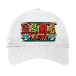 Western Christmas Mama Claus Adjustable Cap