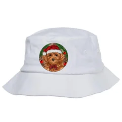 Christmas Toy Poodle Bucket Hat