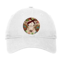 Christmas Charolais Calf Baby Cow Adjustable Cap