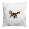 Christmas Christmas Maine Coon Cat Cat Throw Pillow