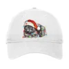 Christmas Russian Blue Cat Adjustable Cap