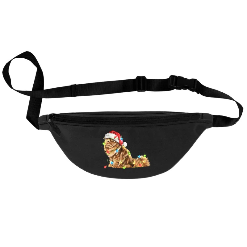 Christmas Persian Cat Fanny Pack 1 Christmas Persian Cat Fanny Pack