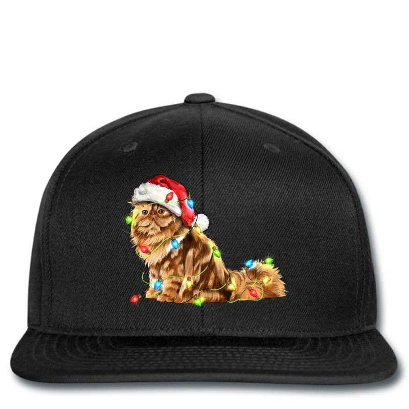 Christmas Persian Cat Printed Hat 1 Christmas Persian Cat Printed Hat