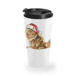 Christmas Persian Cat Travel Mug