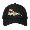 Christmas Siamese Cat Adjustable Cap