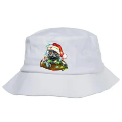 Christmas Scottish Fold Cat Bucket Hat