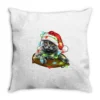 Christmas Scottish Fold Cat Throw Pillow