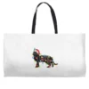 Christmas Bombay Cat Weekender Totes