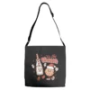 Tis The Season Christmas Milk And Cookie Adjustable Strap Totes
