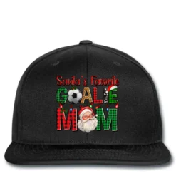 Santa's Favorite Soccer Goalie Mom Christmas Printed Hat