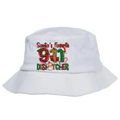 Santa's Favorite 911 Dispatcher For Christmas Bucket Hat
