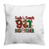 Santa's Favorite 911 Dispatcher For Christmas Throw Pillow