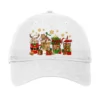 Christmas Coffee Drink Adjustable Cap