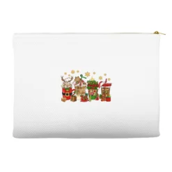 Christmas Coffee Drink Accessory Pouches