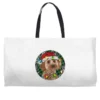Cockapoo Christmas Weekender Totes