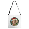 Cockapoo Christmas Adjustable Strap Totes