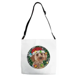Cockapoo Christmas Adjustable Strap Totes