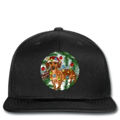 Dachshund Christmas Tree Printed Hat