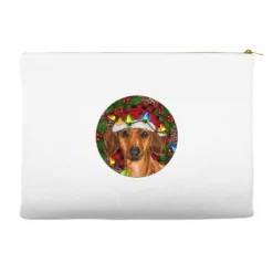 Christmas Dachshund Accessory Pouches