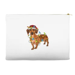 Dachshund Christmas Lights Accessory Pouches